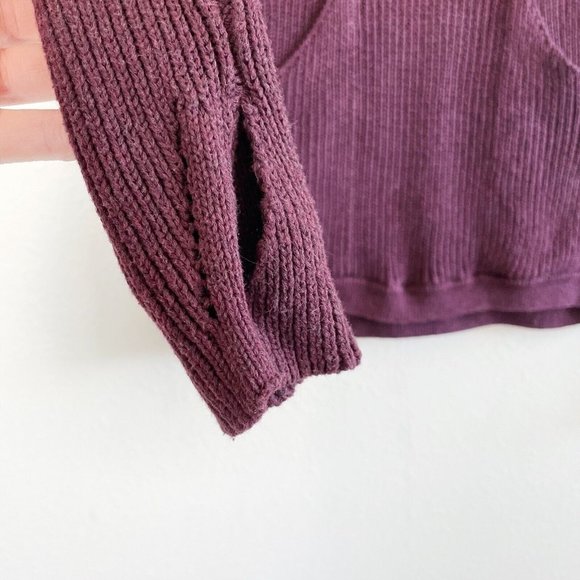 Lululemon The Sweater The Better Pullover Women’s 2/4 Berry Casual Yoga Pockets - Picture 5 of 12